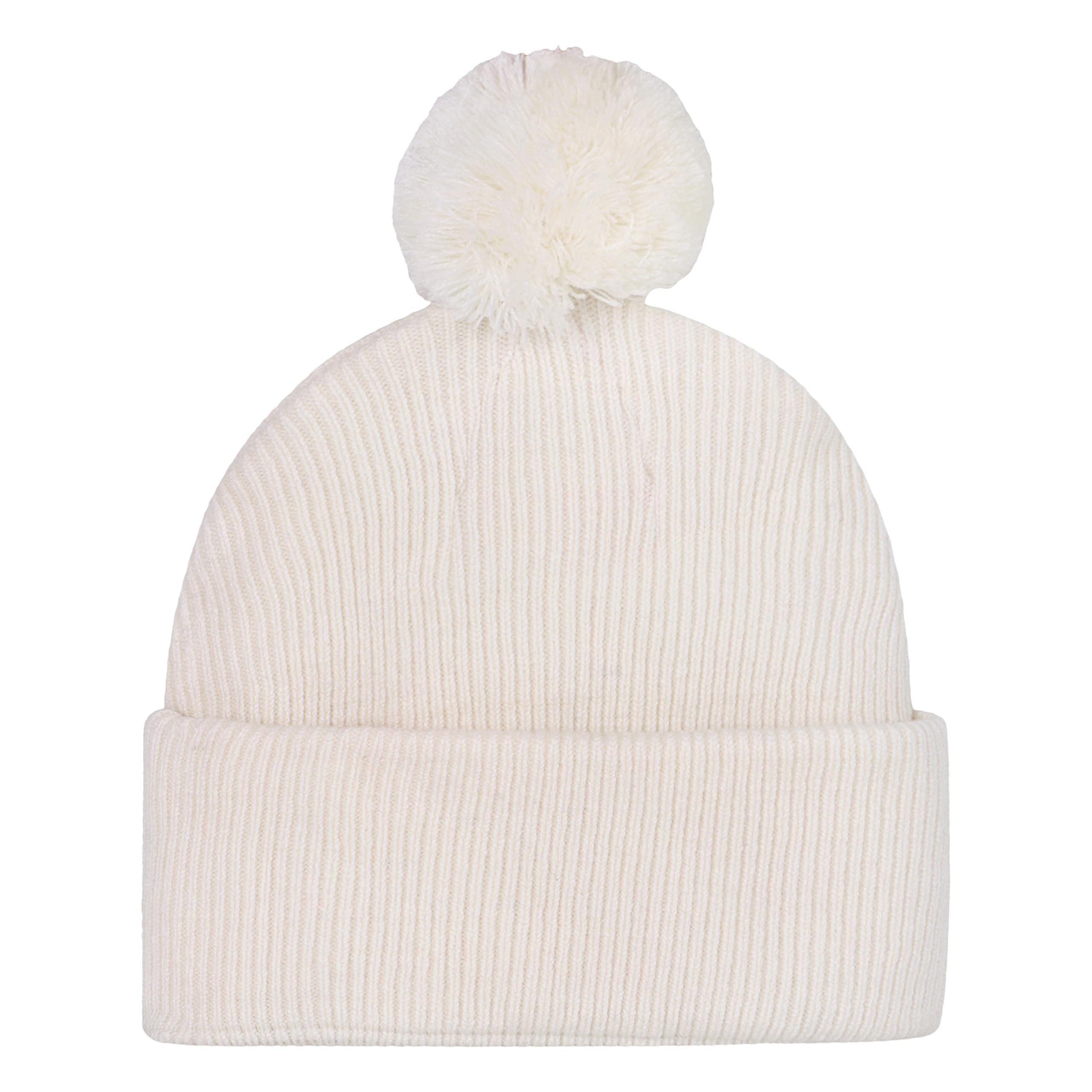 Athmonk Winter Woolen Beanie Cap for Men & Women with Pom | Stylish Head Cap for Winters | Cold Weather Hat for Girls & Boys | 100% Woollen Fabric Ultra Soft & Cozy | Garam Topi for Man |